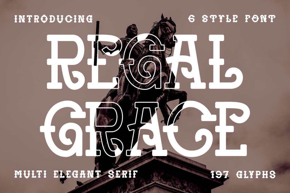 Font Regal Grace