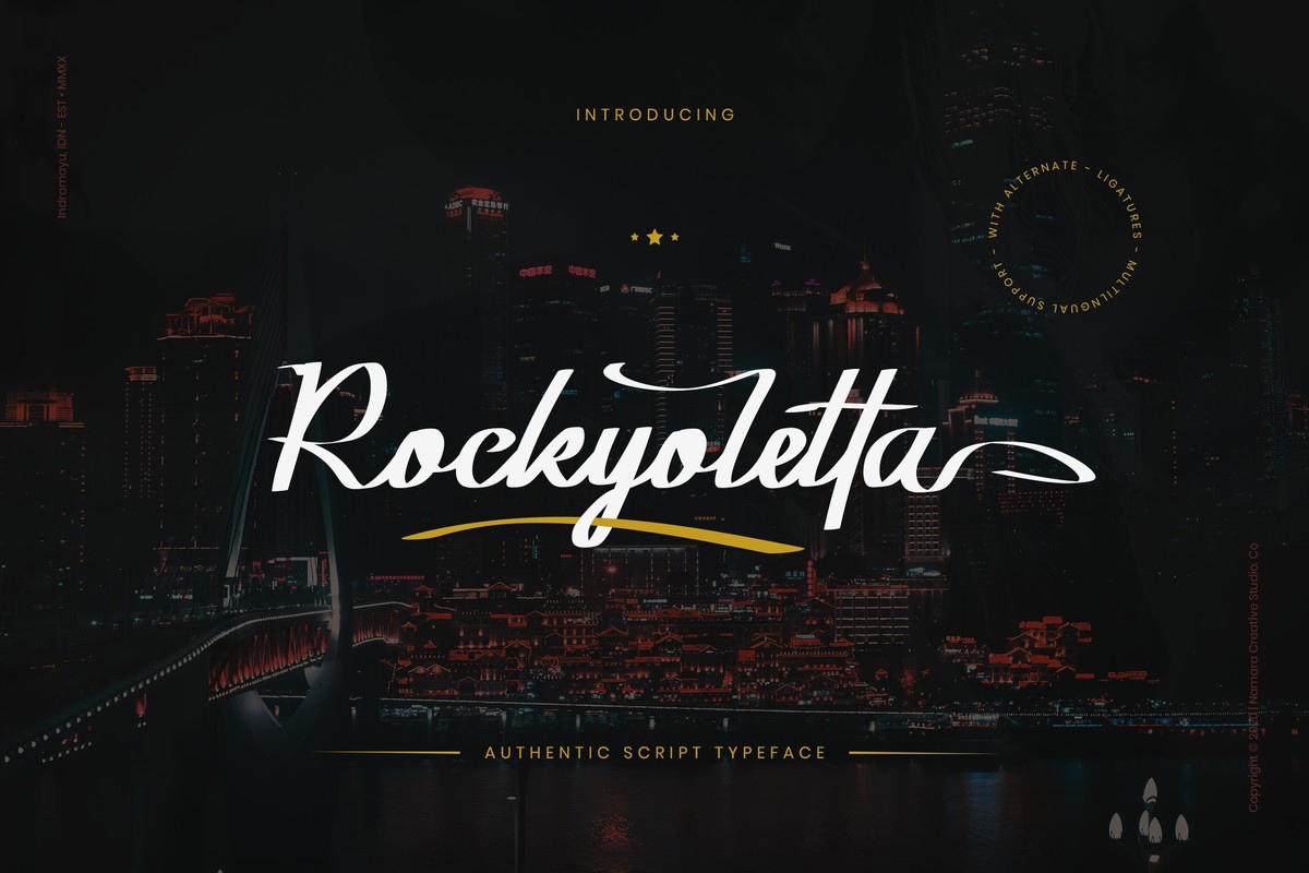 Font Rockyoletta