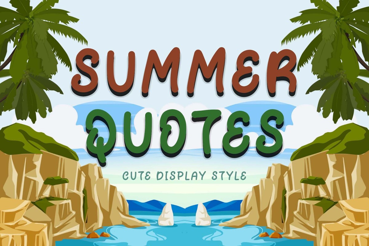 Font Summer Quotes