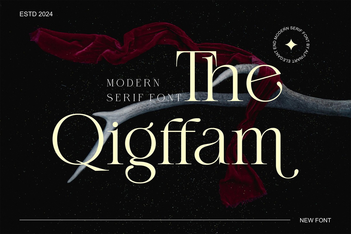 Font The Qigffam