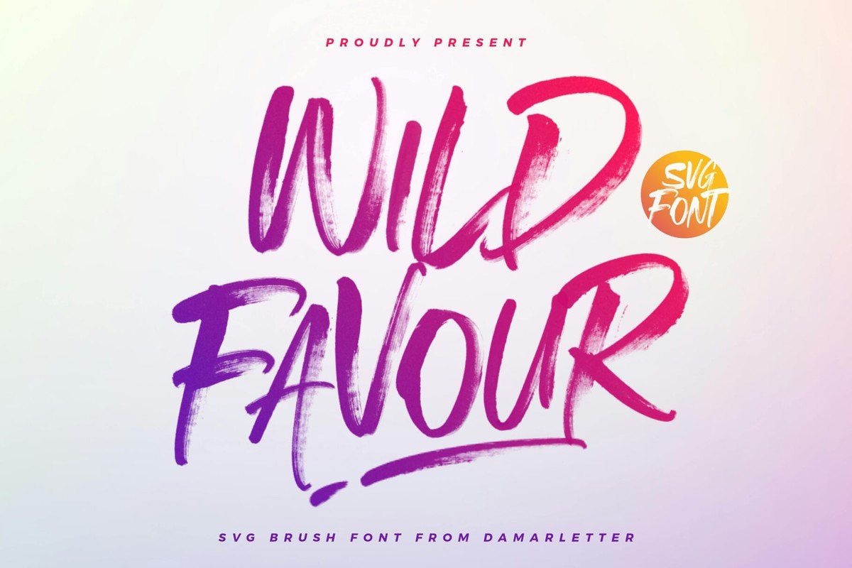Font Wild Favour