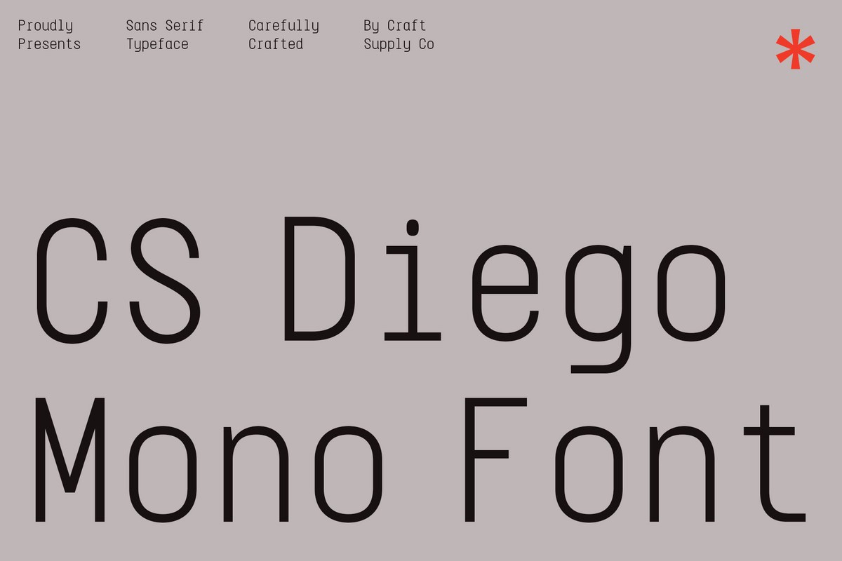 Font CS Diego Mono