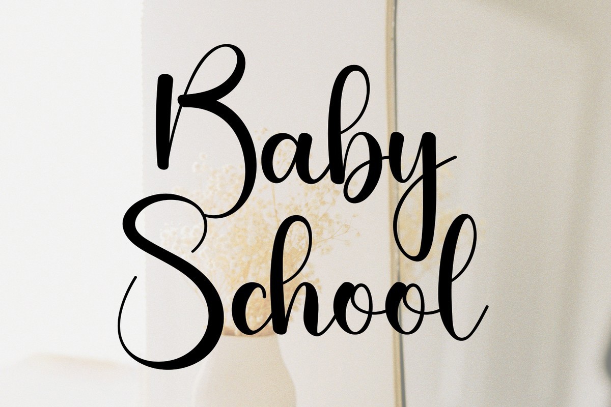 Font Baby School