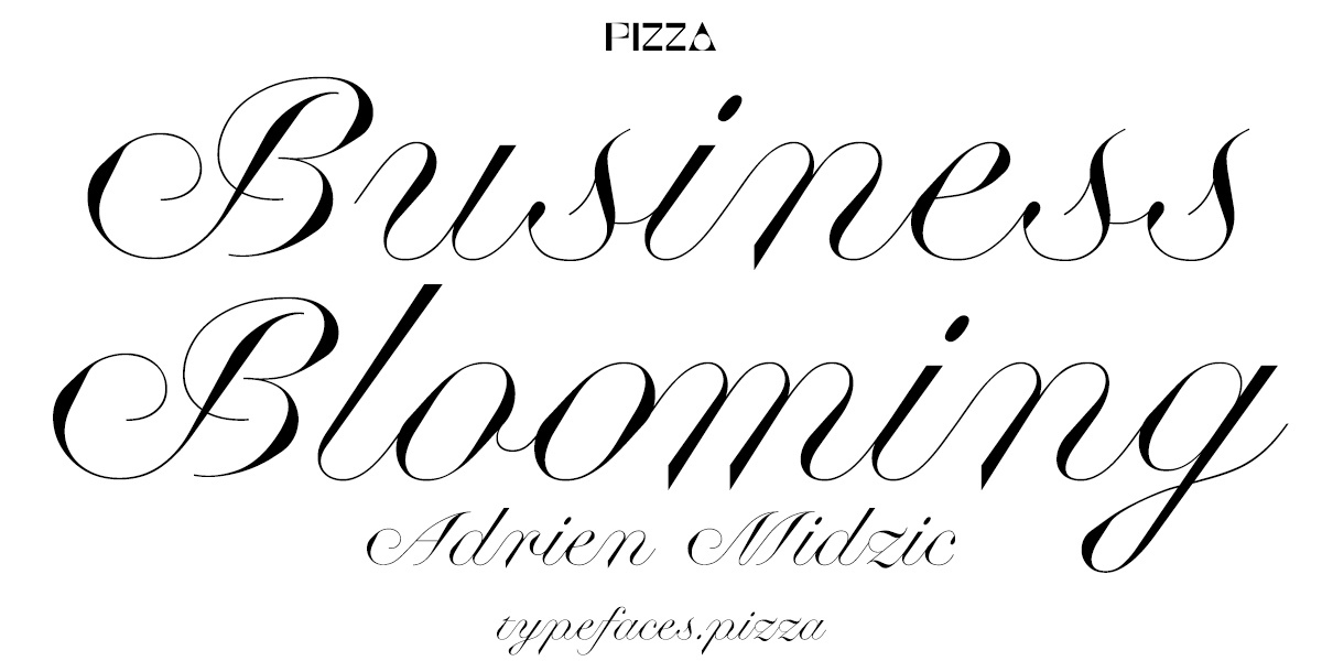 Font Business Blooming