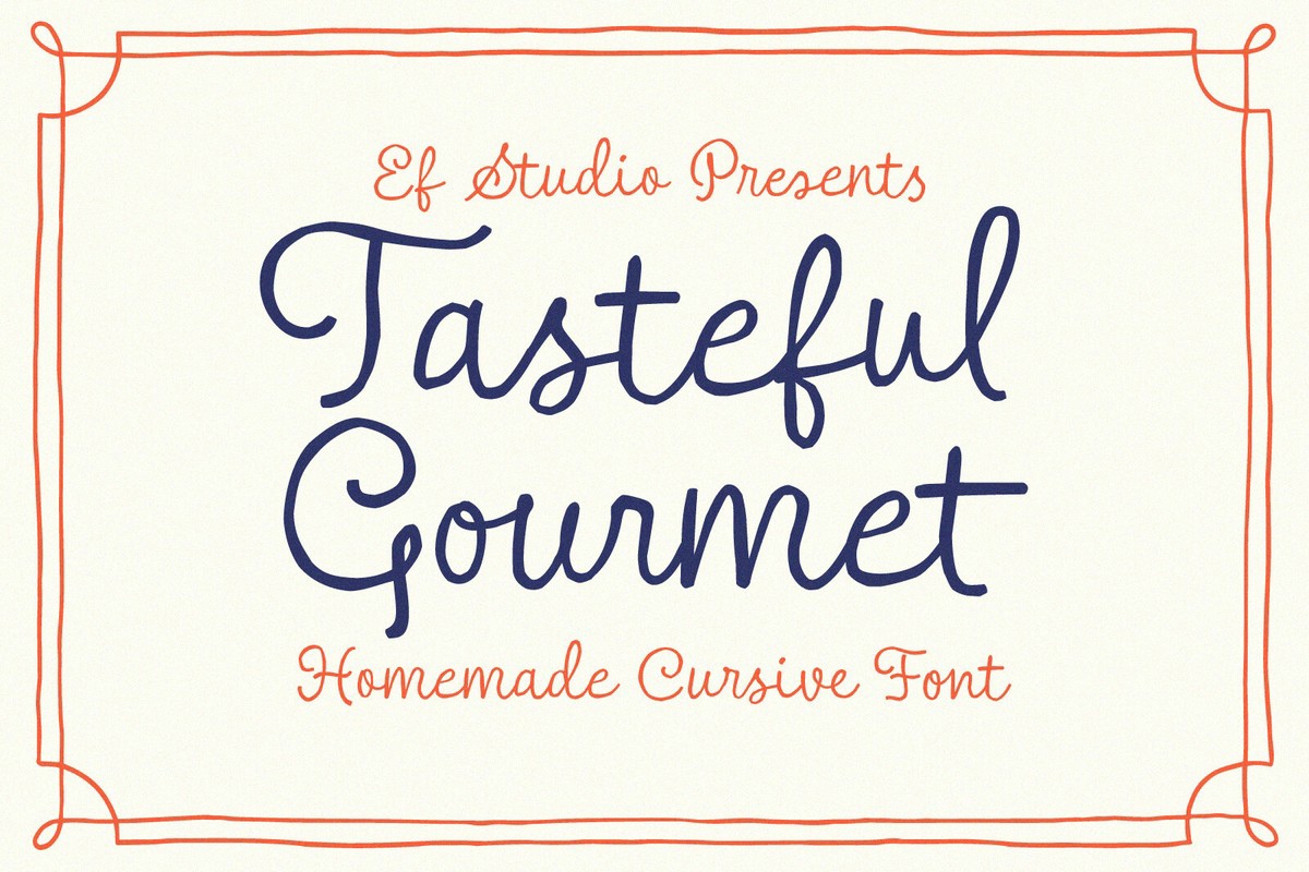Font Tasteful Gourmet