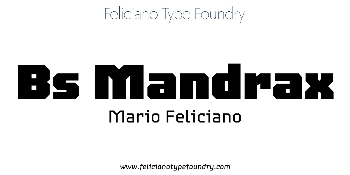 Font Bs Mandrax MF