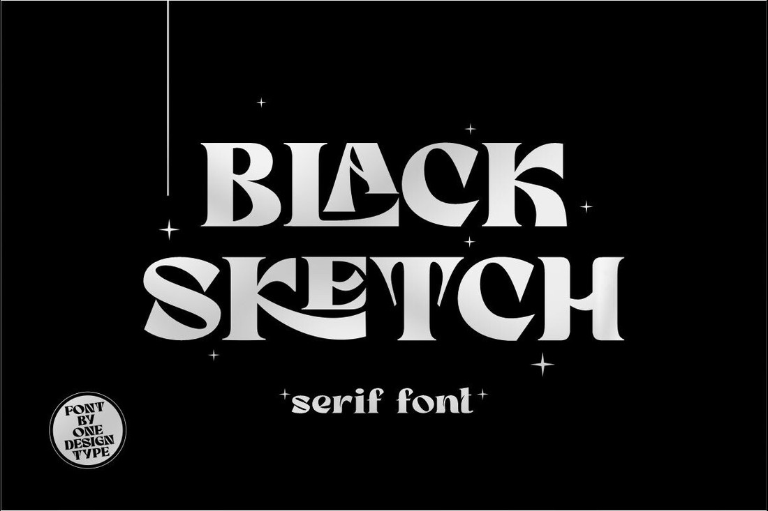 Font Black Sketch
