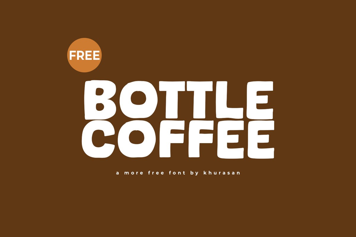 Font Bottle Coffee
