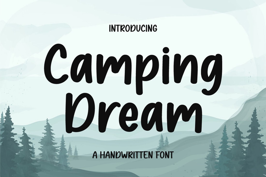 Font Camping Dream