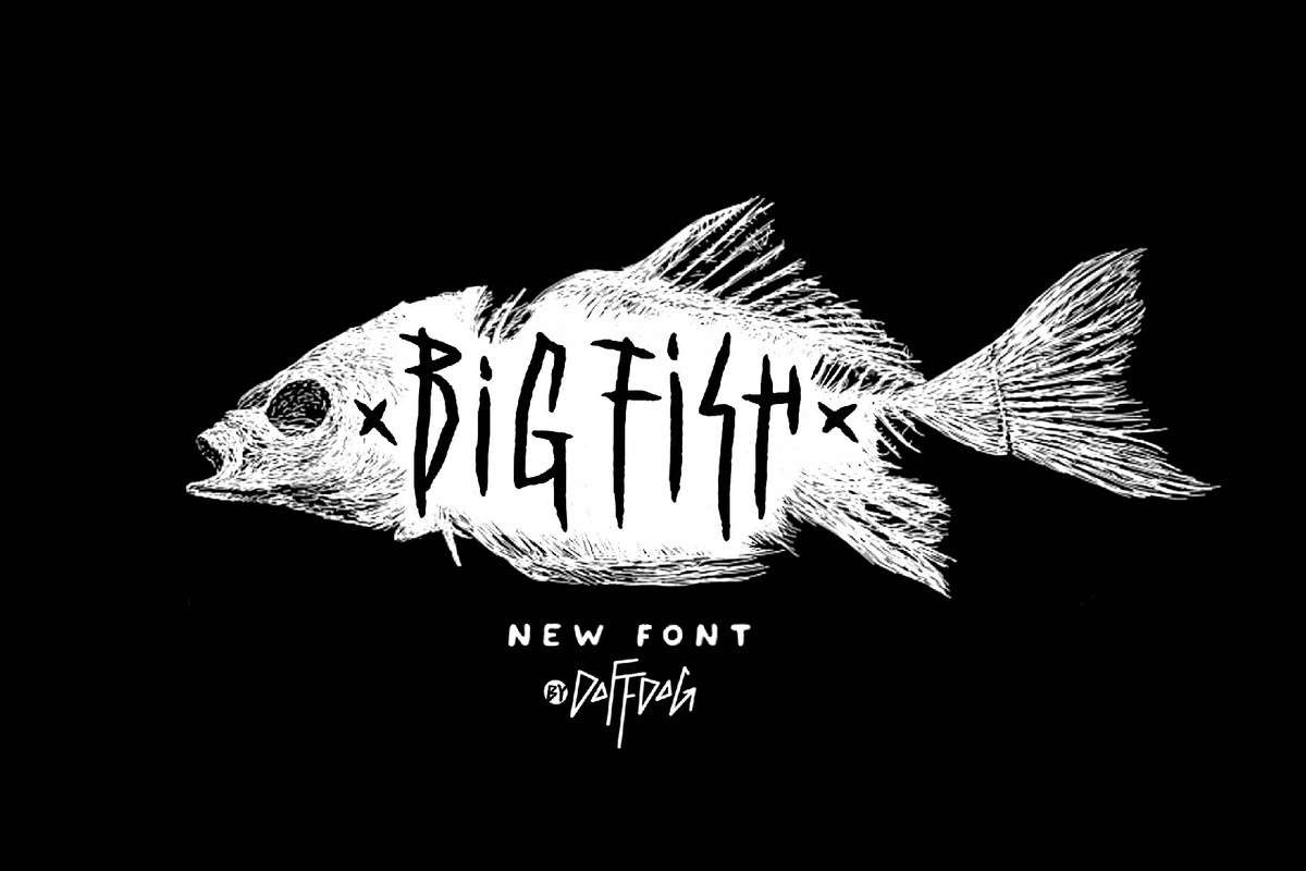 Font Big Fish DD