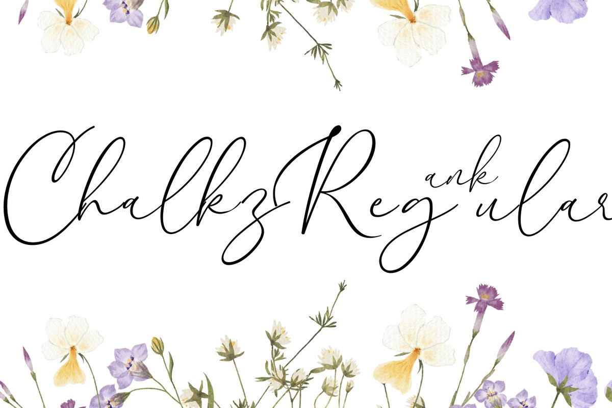 Font Chalkz Ank