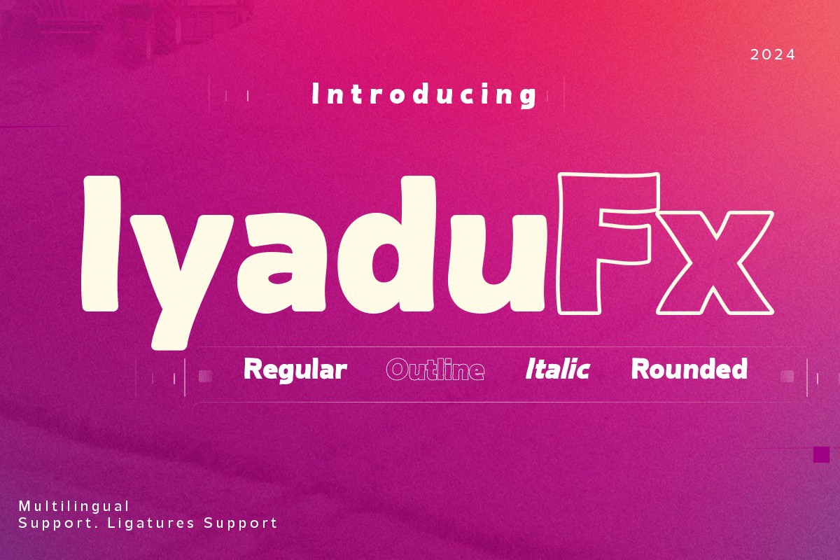Font Iyadufx