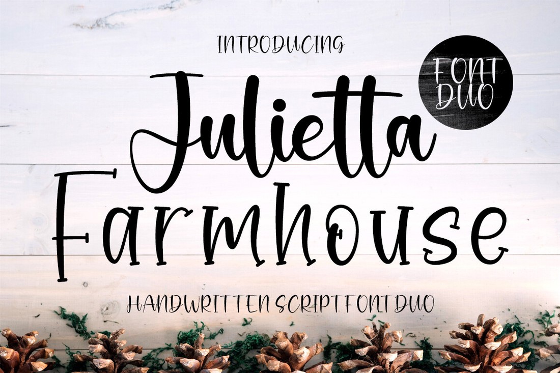 Font Julietta Farmhouse