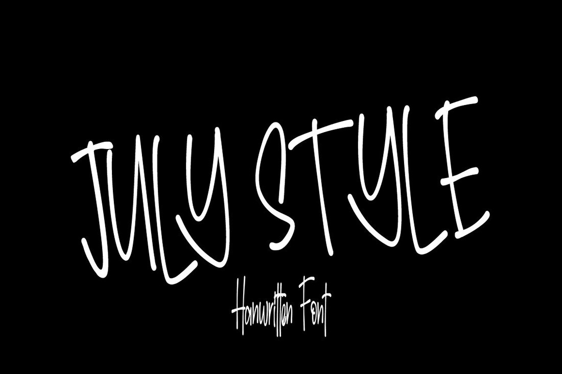 Font July Style