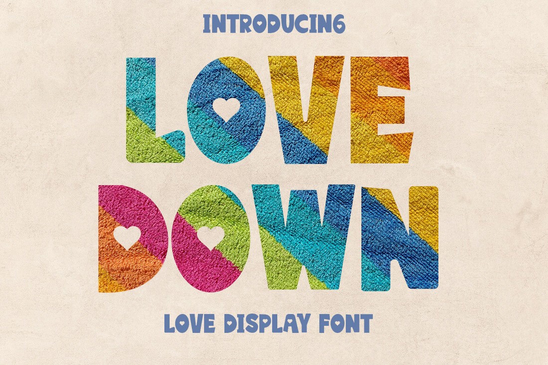 Font Love Down