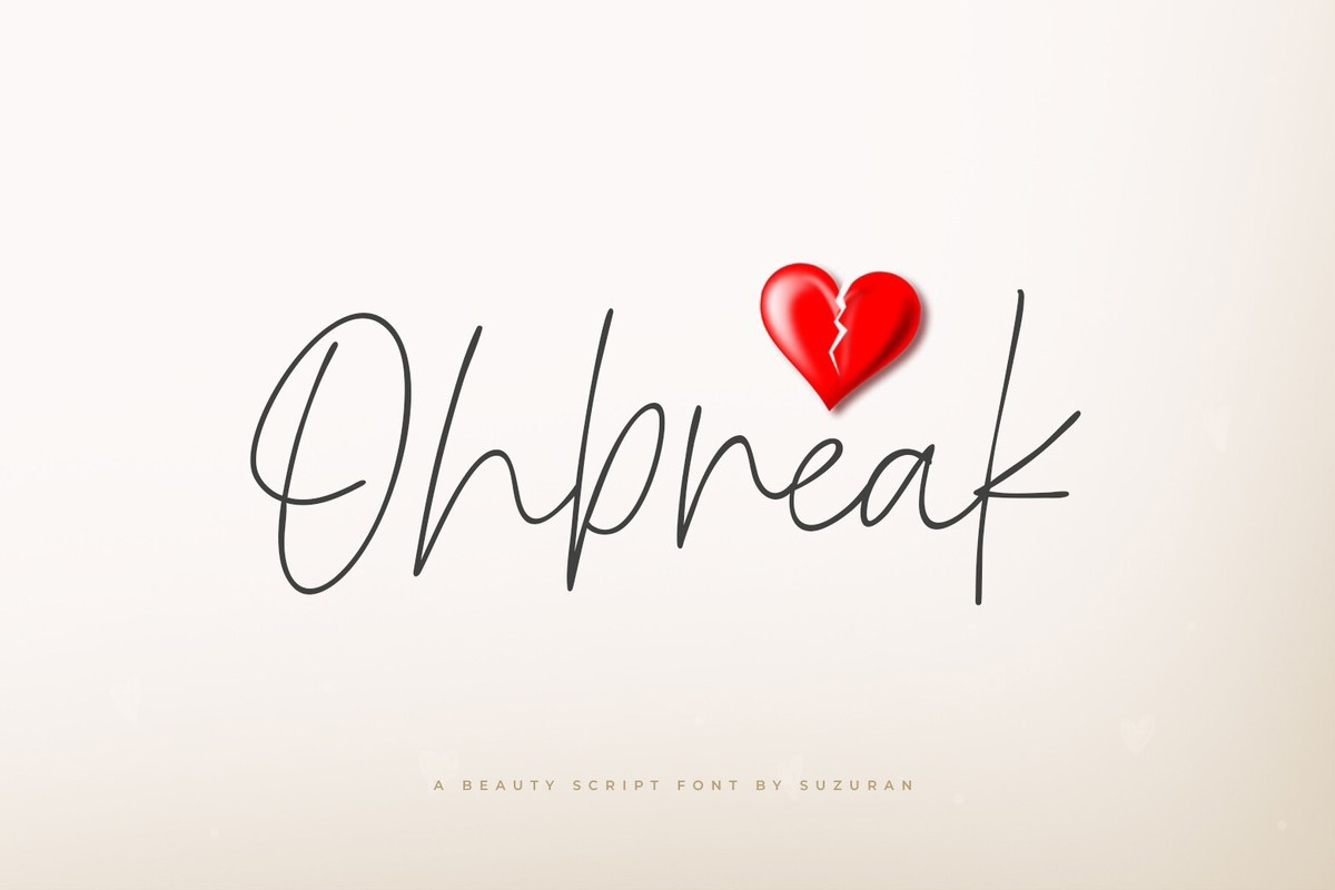 Font Ohbreak
