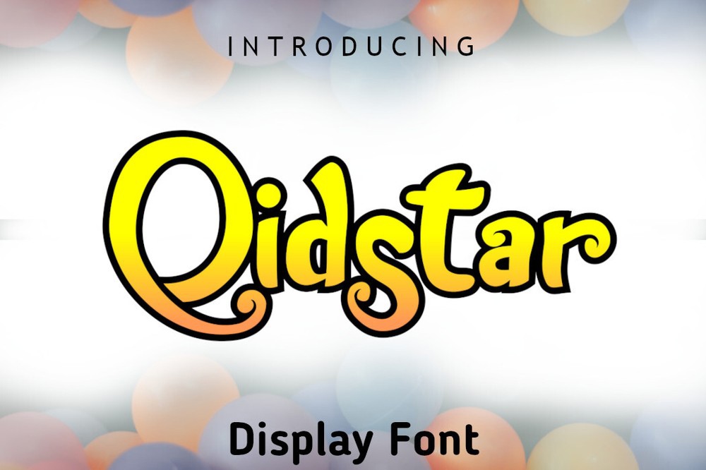 Font Qidstar