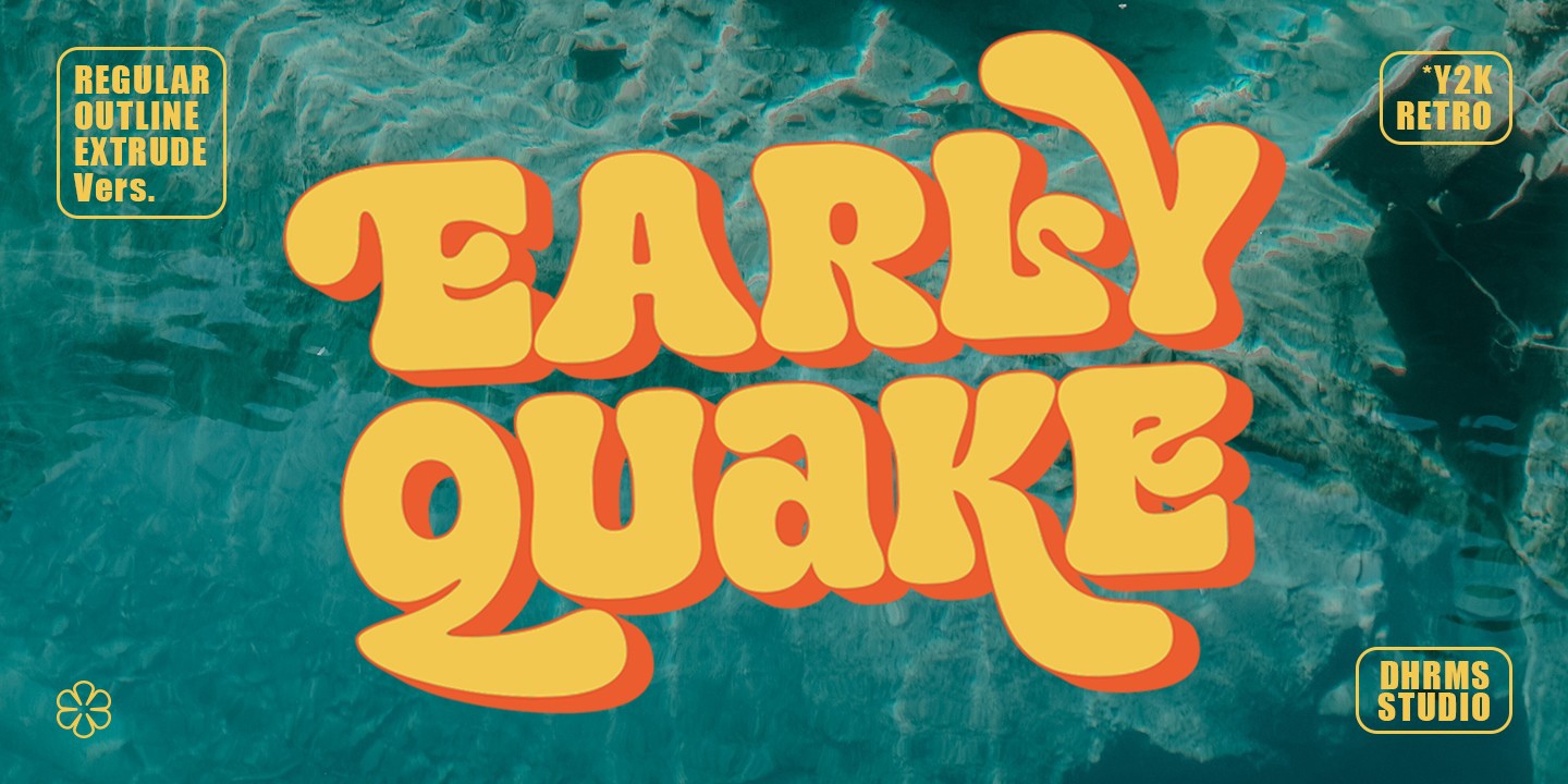 Font Early Quake