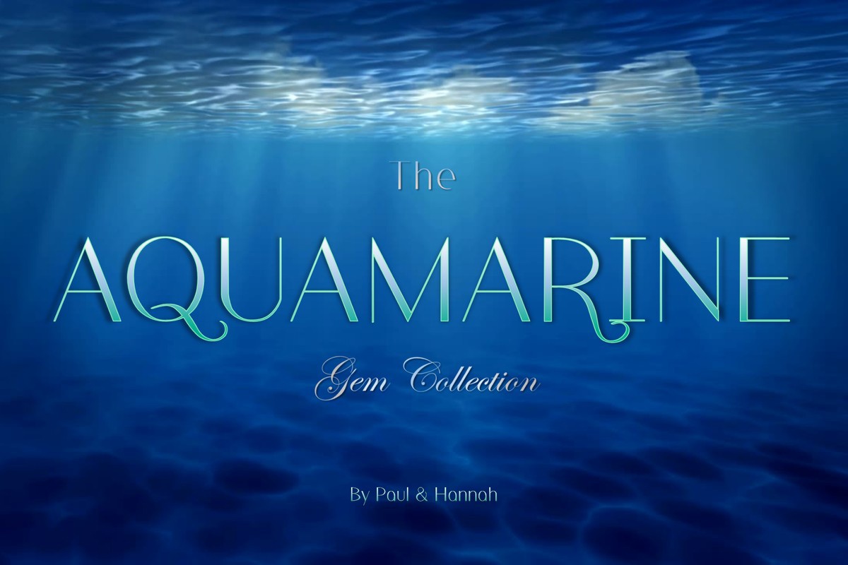 Font The Aquamarine