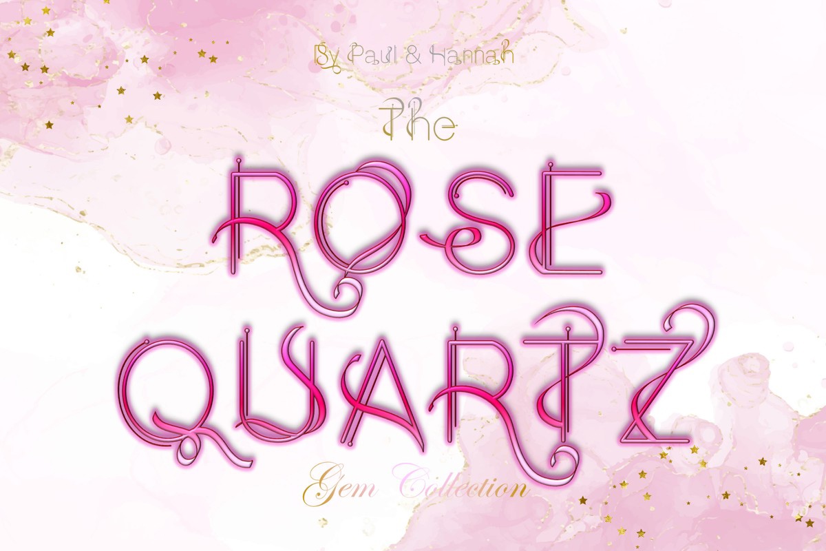 Font The Rose Quartz