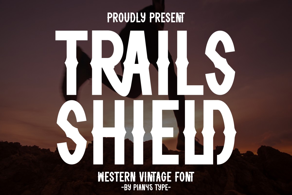 Font Trails Shield