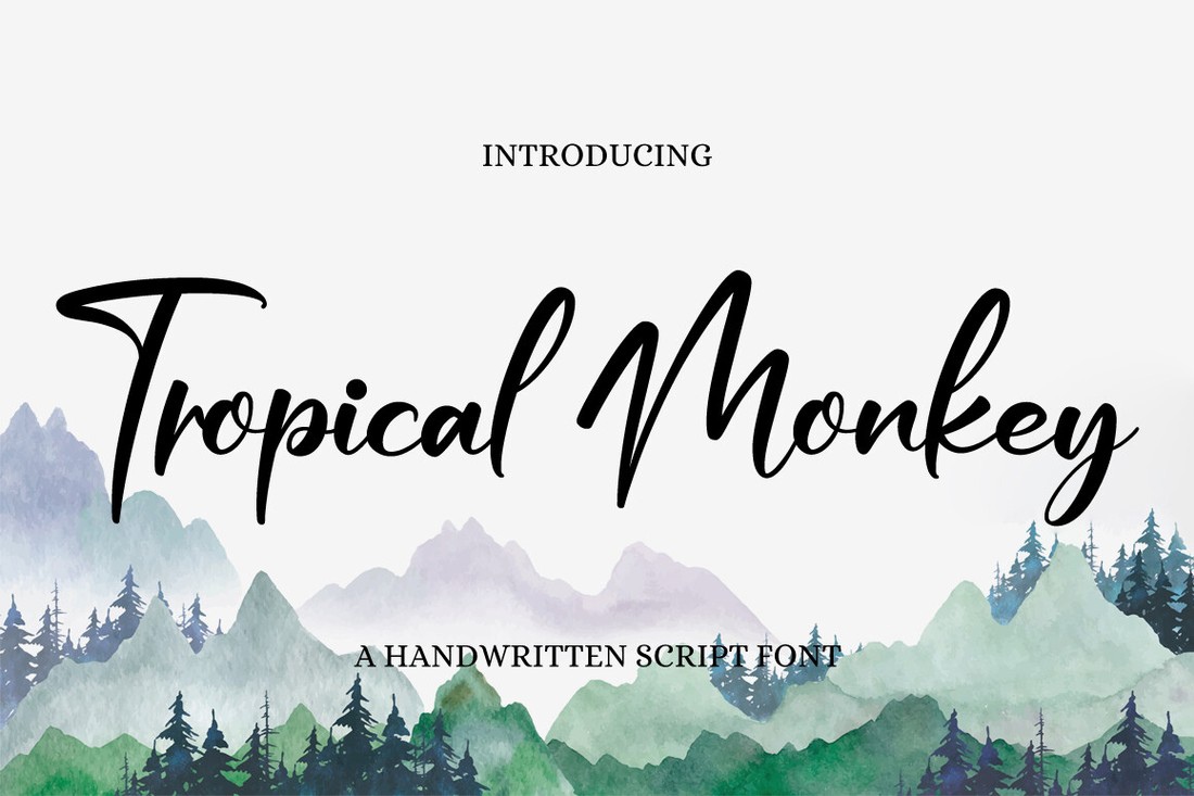 Font Tropical Monkey