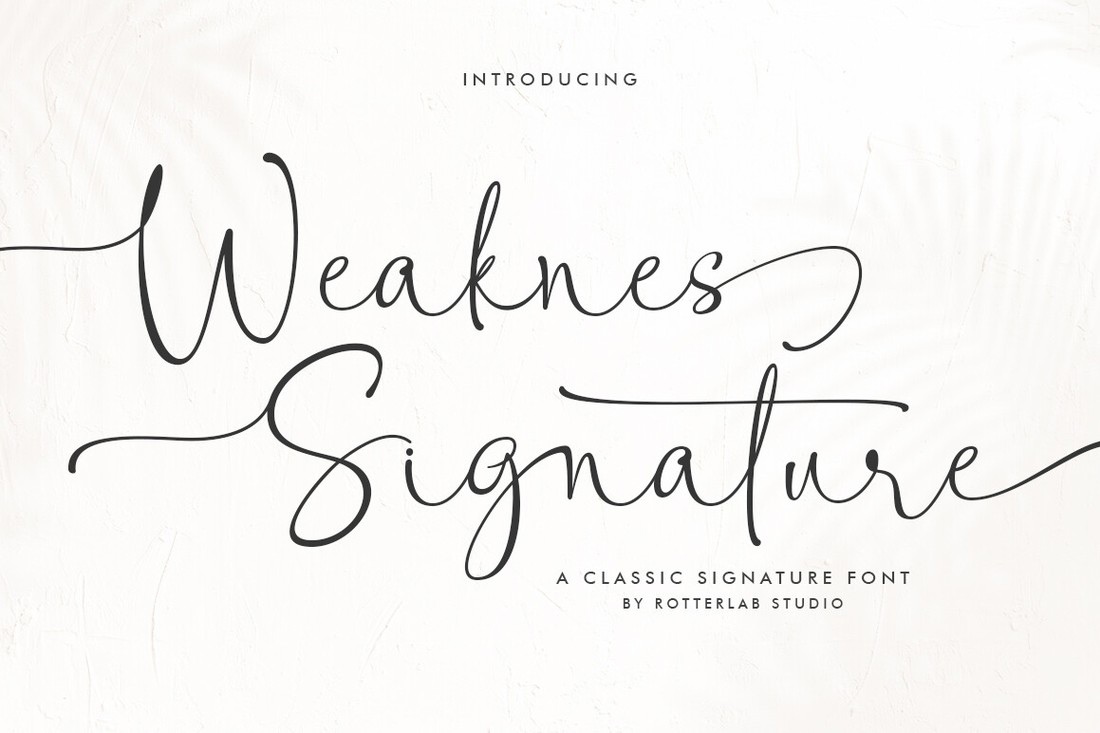 Font Weaknes Signature