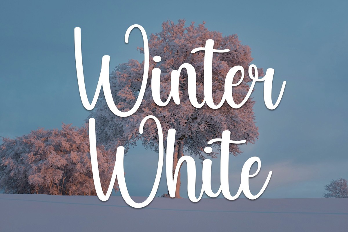 Font Winter White