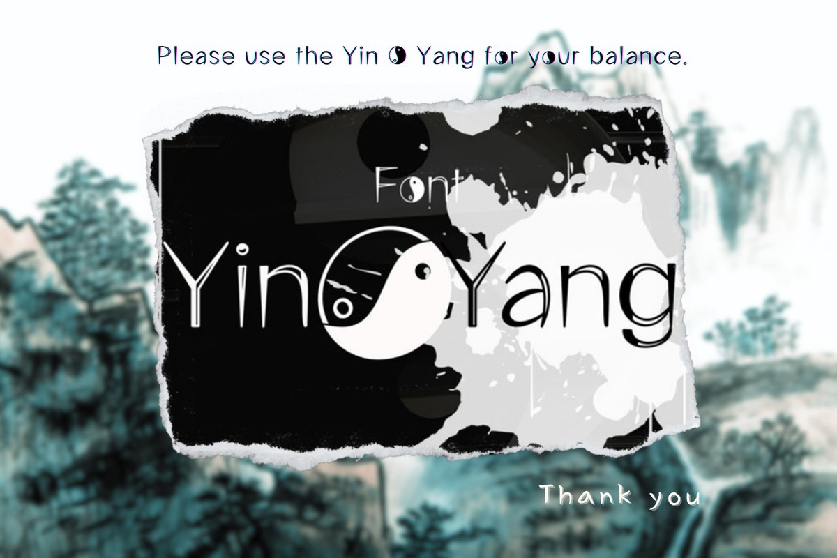 Font YiN O YanG