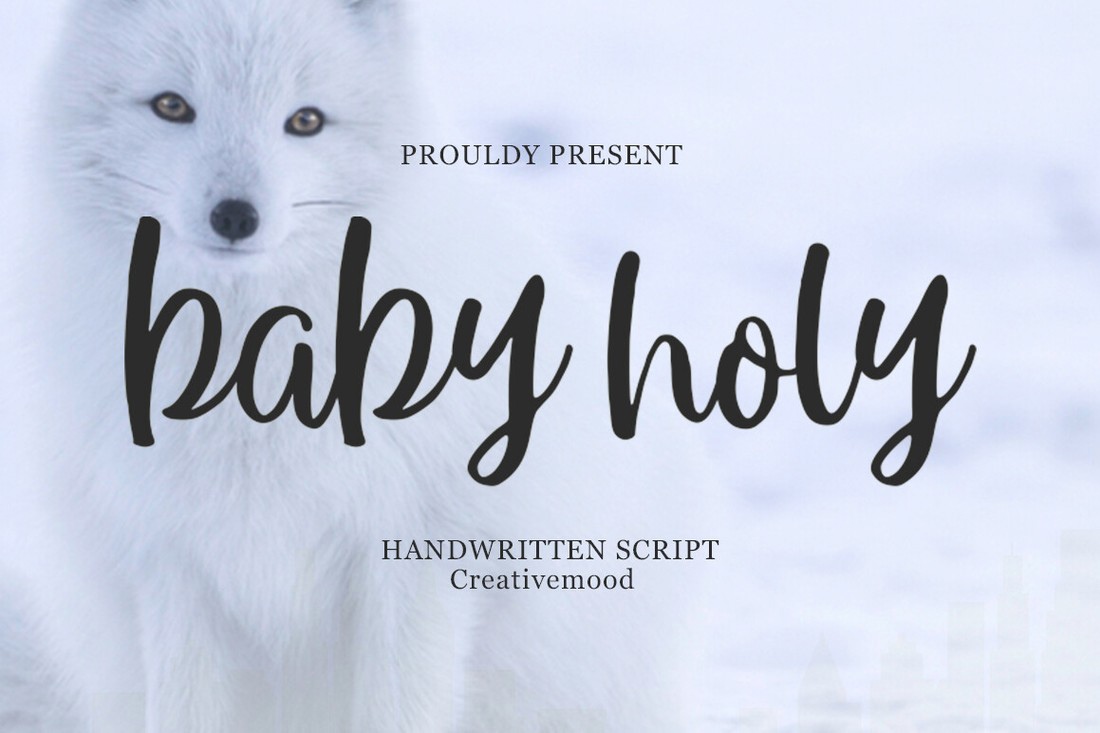 Font Baby Holy