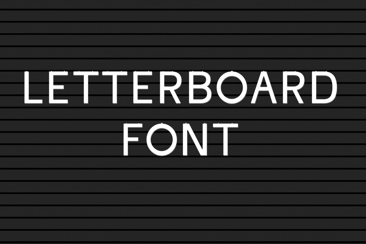Font Letterboard