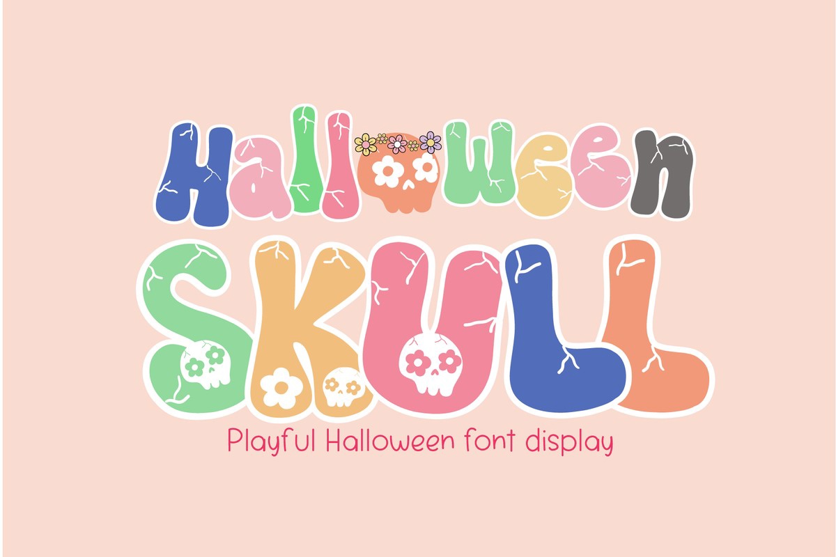 Font Halloween Skull