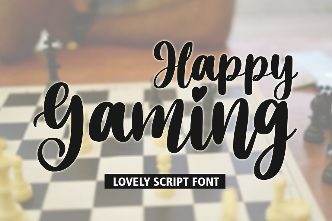 Font Happy Gaming