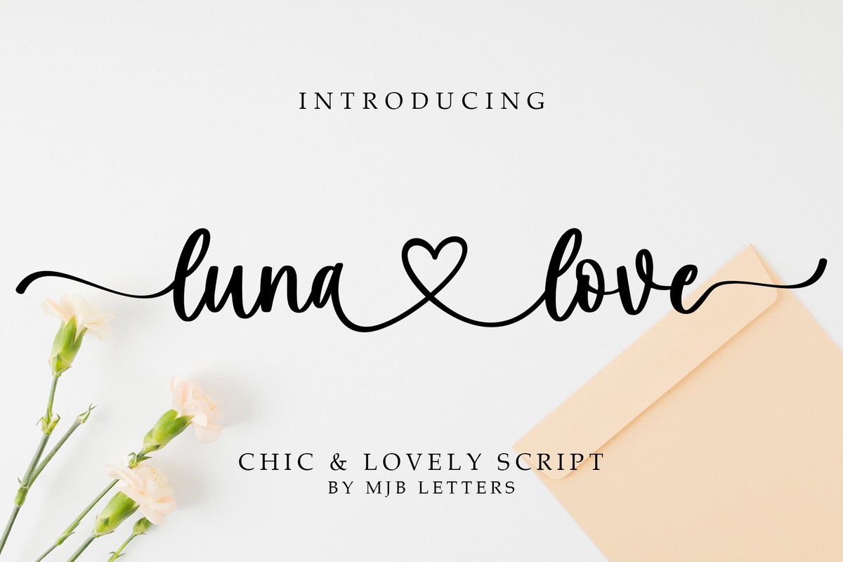 Font Luna Love