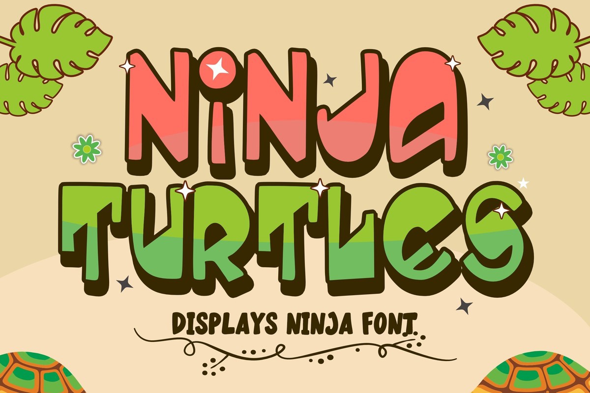 Font Ninja Turtles