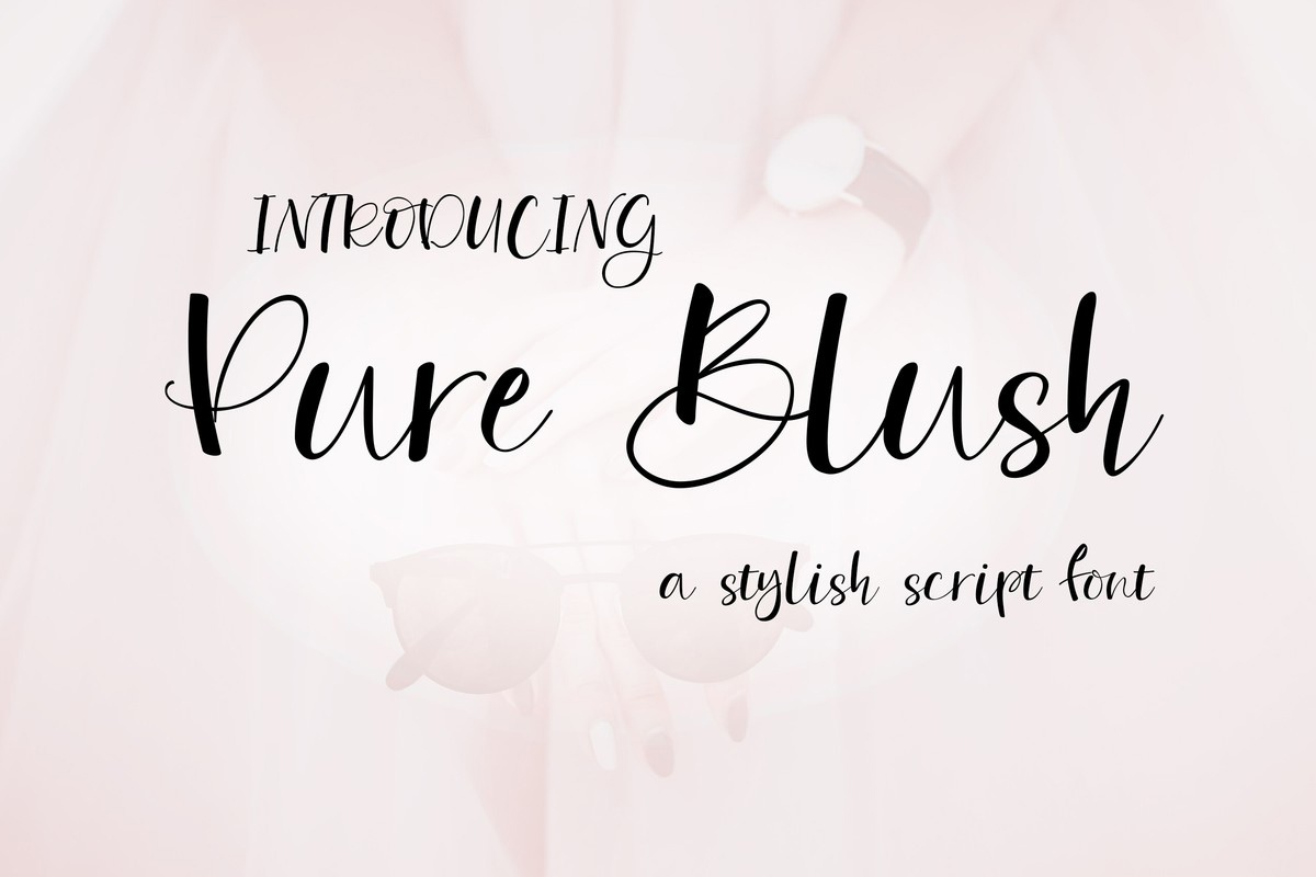 Font Pure Blush Script