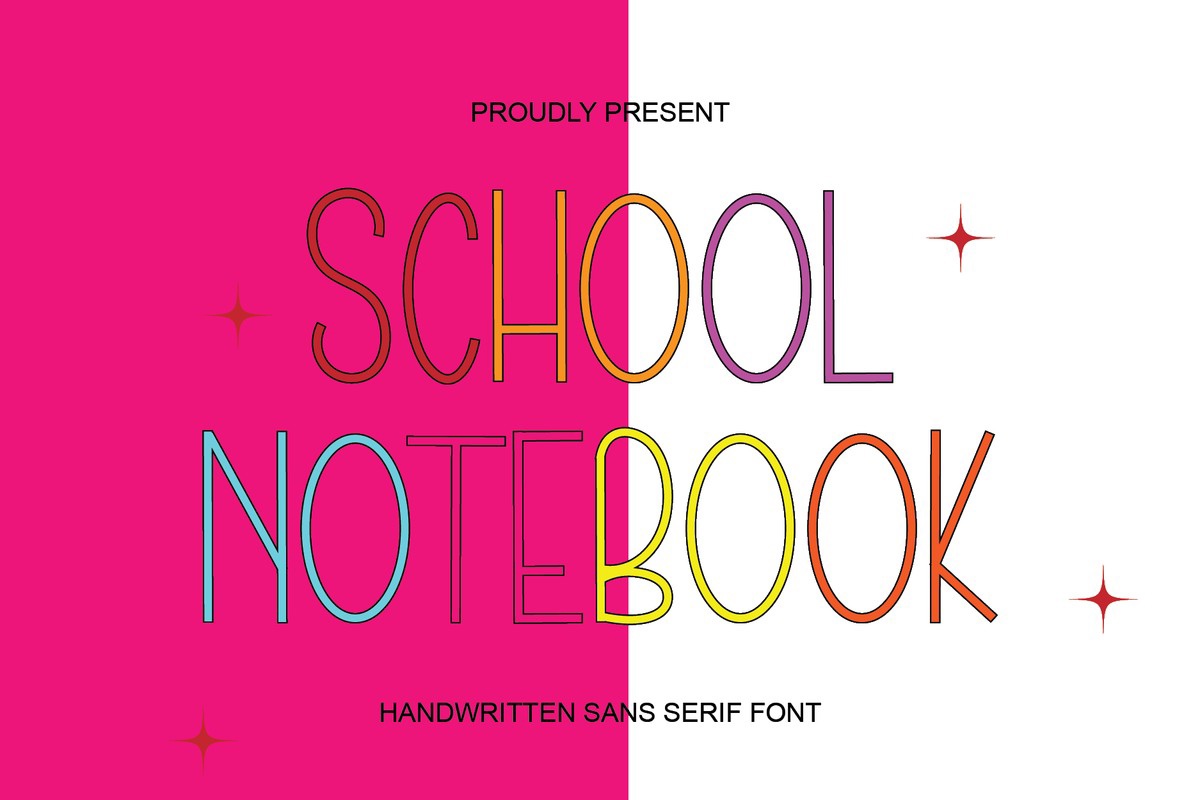 Font School Notebook