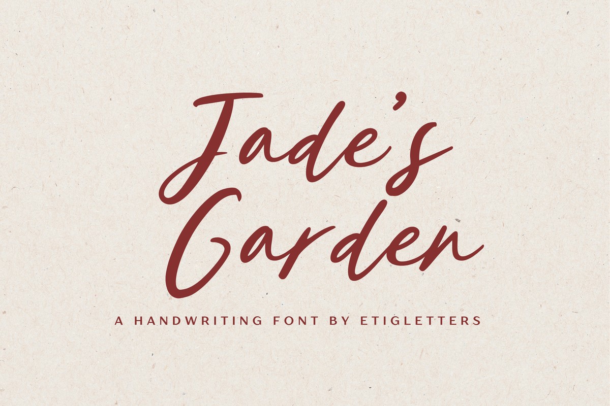 Font Jade’s Garden