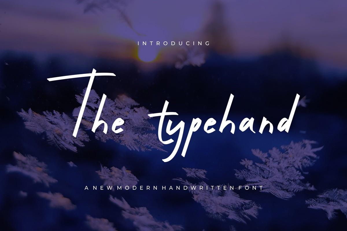 Font The Typehand