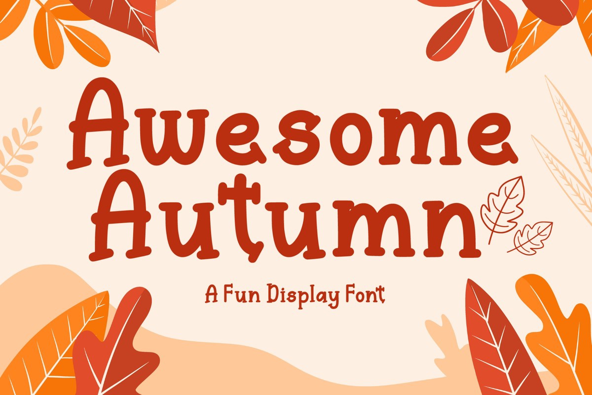 Font Awesome Autumn