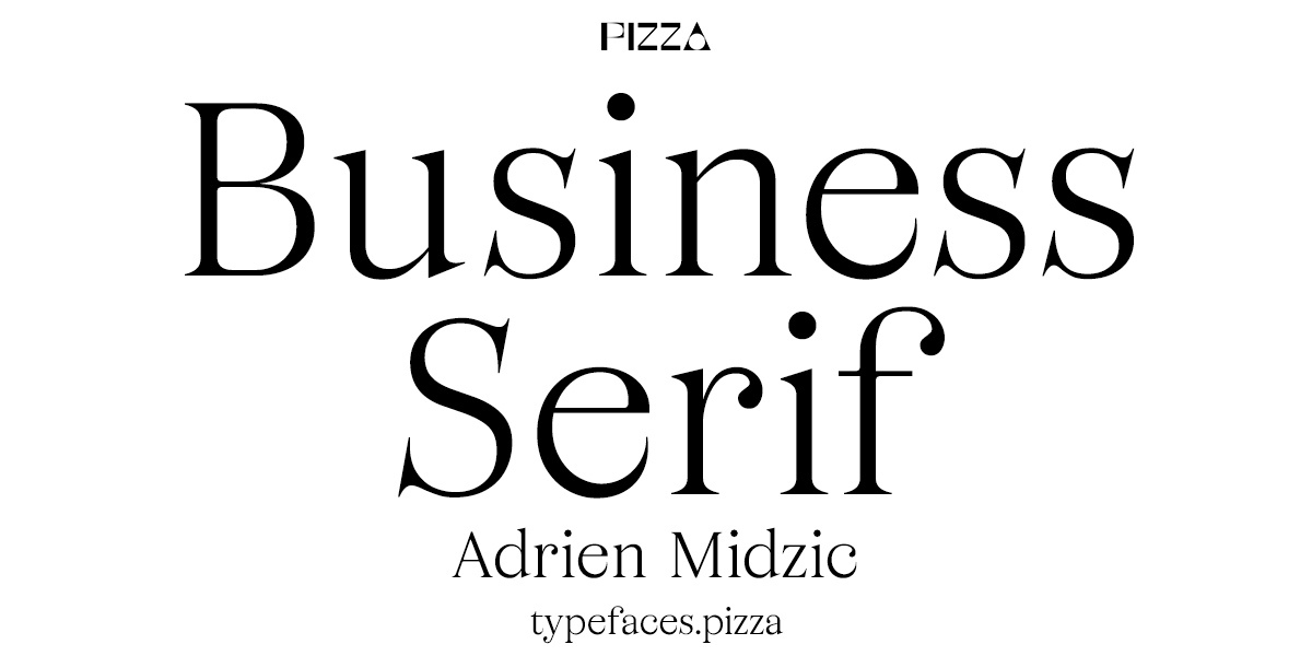 Font Business Serif