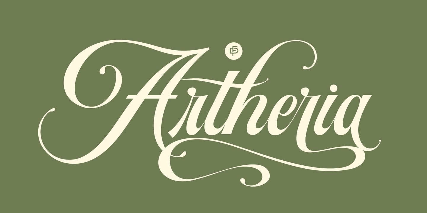 Font Artheria Script