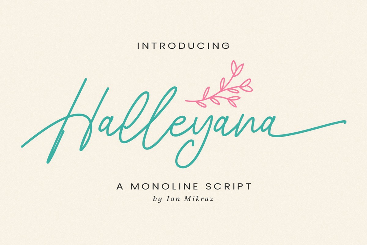Font Halleyana