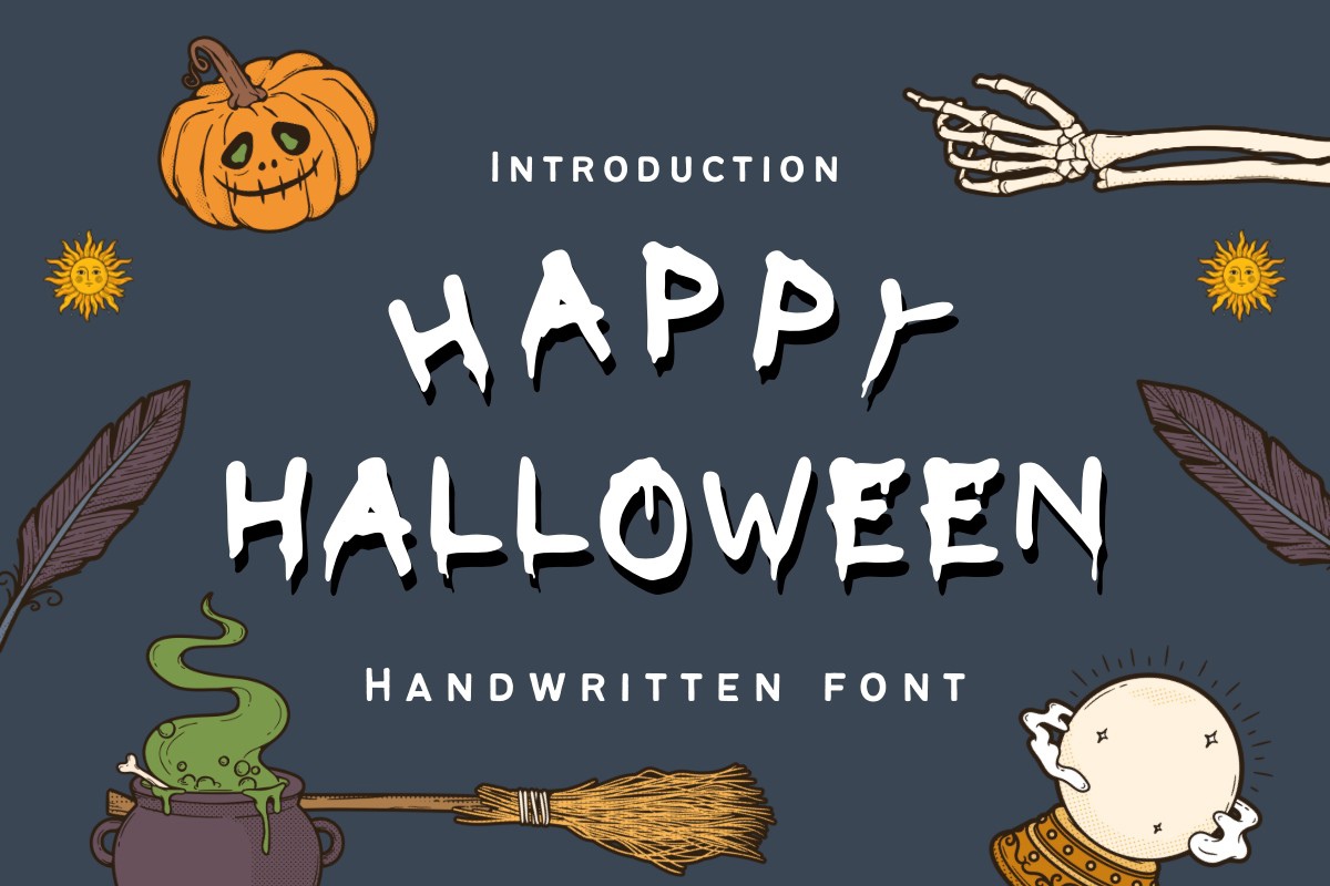 Font Happy Halloween Day
