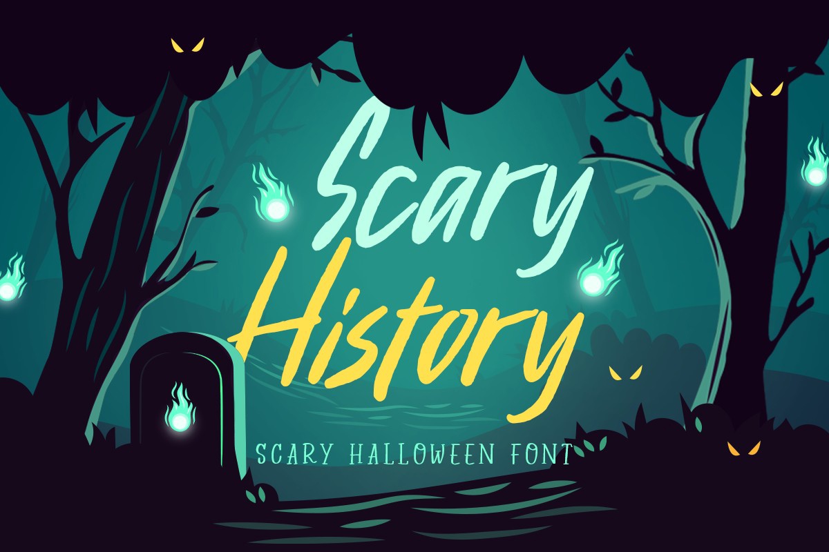 Font Scary History