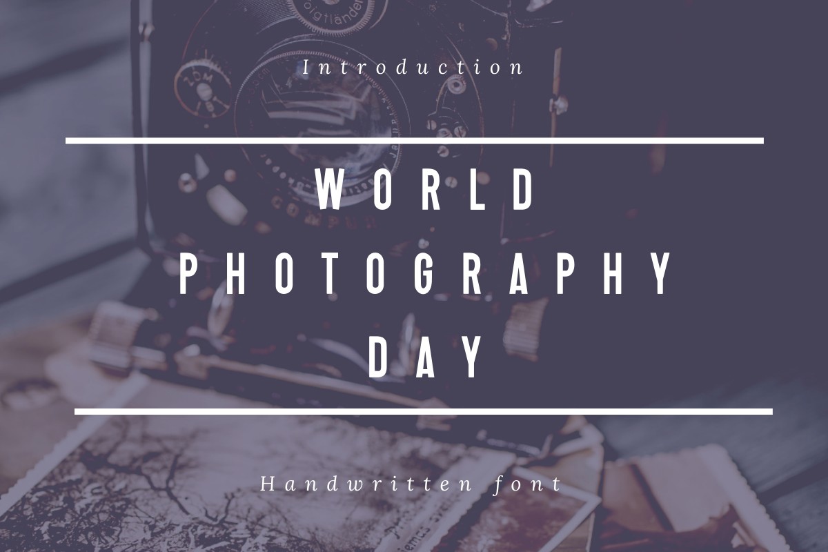 Font World Photography Day
