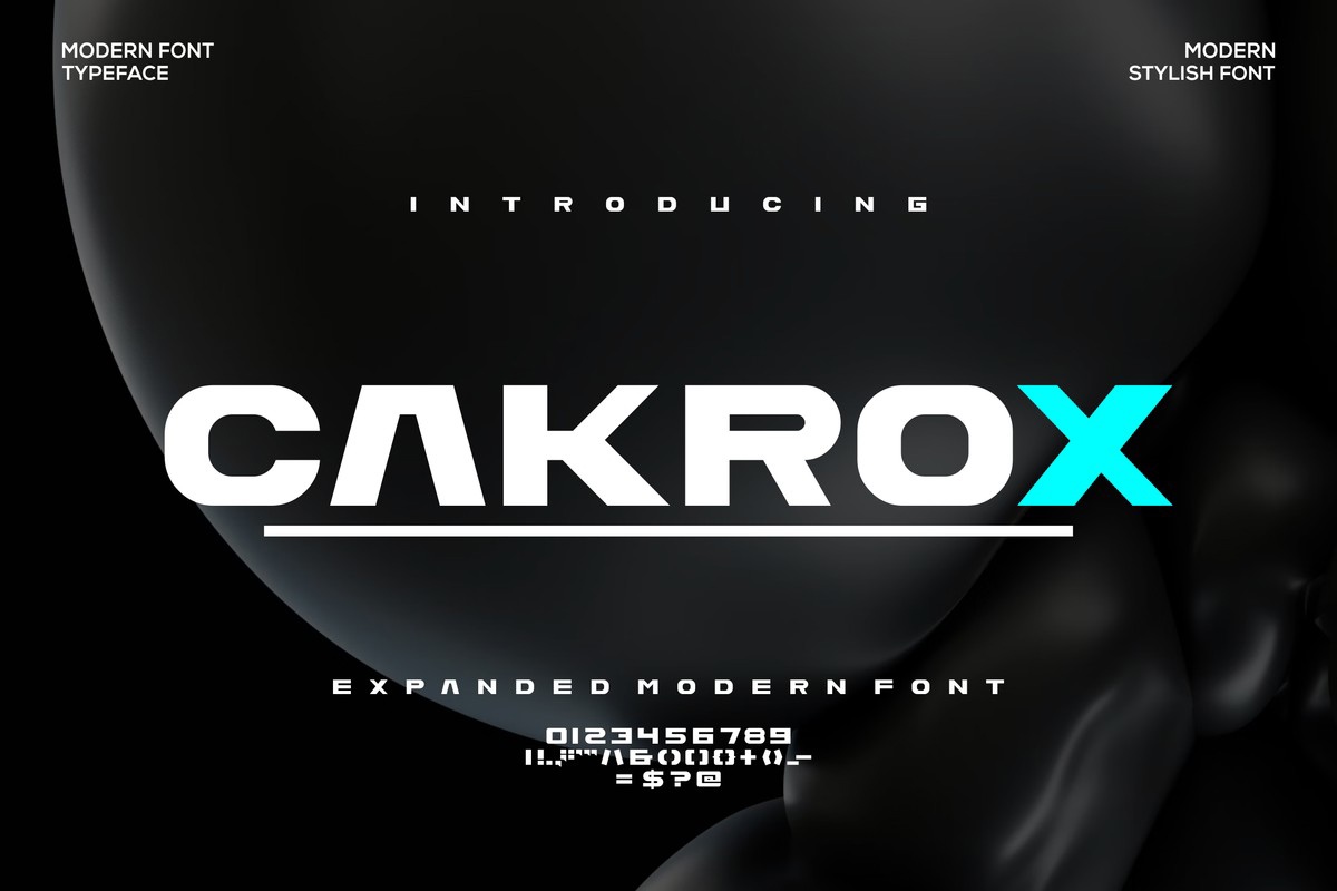 Font Cakrox