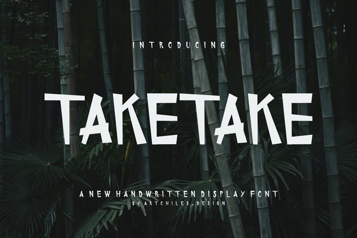 Font Taketake