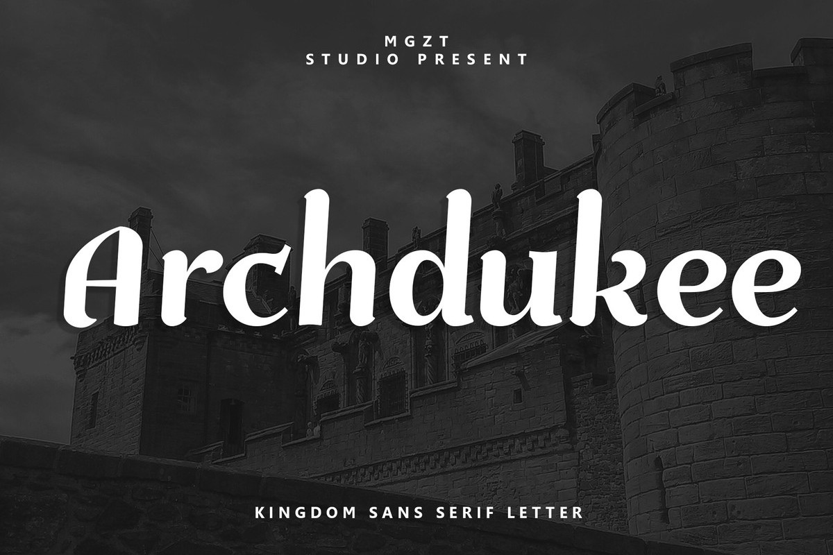 Font Archdukee