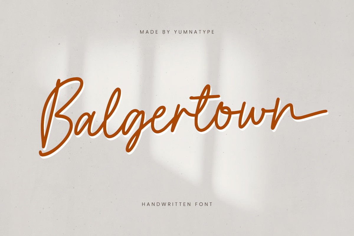 Font Balgertown